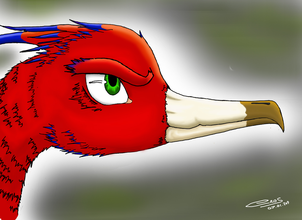 un oiseau susceptible